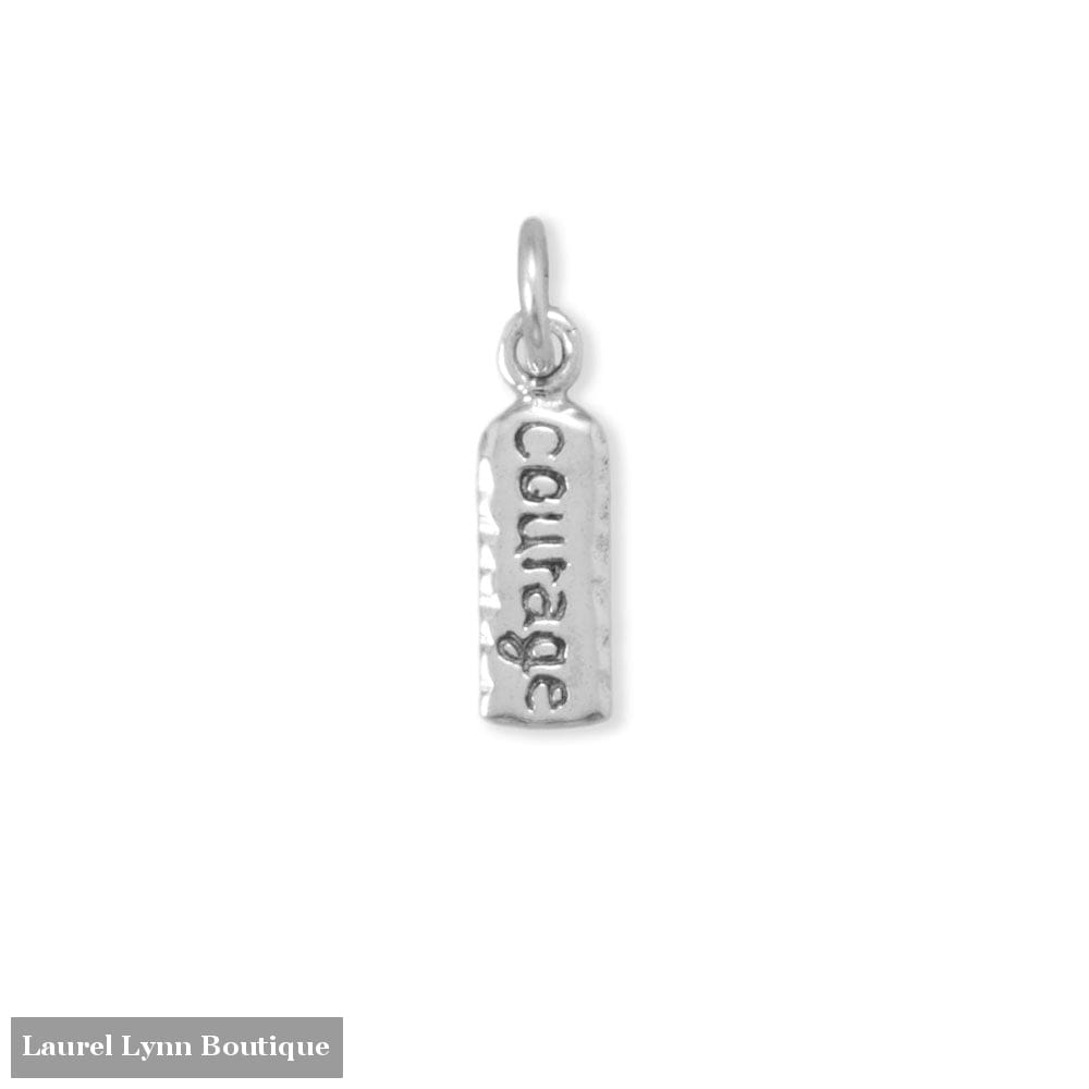 Oxidized courage Tag Charm - 74783 - Liliana Skye