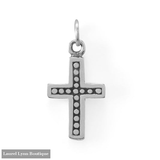 Oxidized Cross Charm - 74609 - Liliana Skye