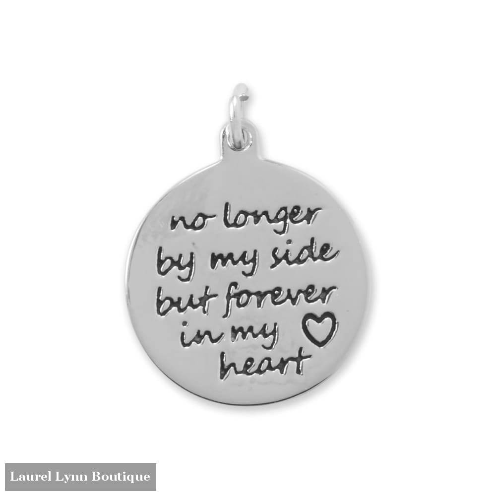 Oxidized Forever In My Heart Charm - Liliana Skye - Blairs Jewelry & Gifts
