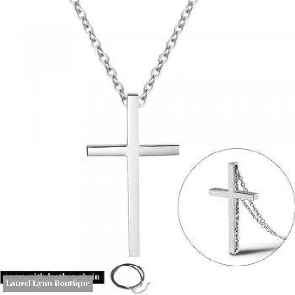 Personalized Cross Necklace - Ne101866 - Laurel Lynn Boutique
