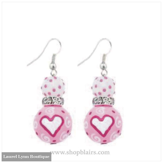 Pink Princess Earrings #5308 - Kate & Macy Jewelry - Blairs Jewelry & Gifts