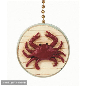Red Crab Fan Pull #350 - Clementine Design - Blairs Jewelry & Gifts