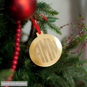 Round Mirrored Acrylic Ornament - Wholesale Boutique - Blairs Jewelry & Gifts