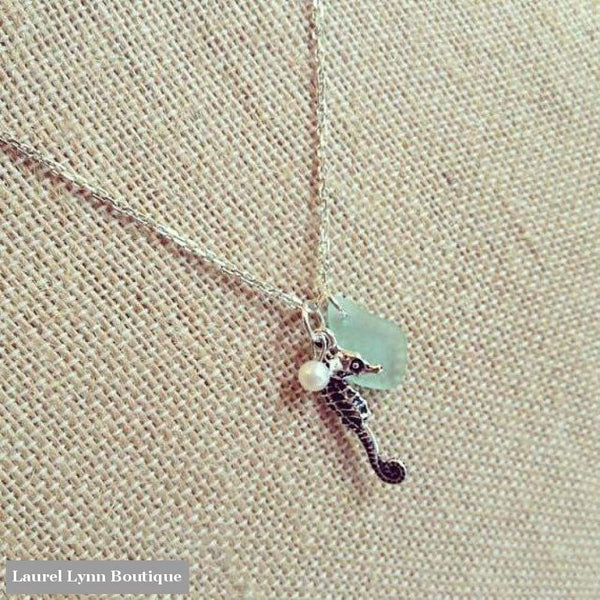 Seahorse Charm Necklace - Laurel Lynn Jewelry - Blairs Jewelry & Gifts