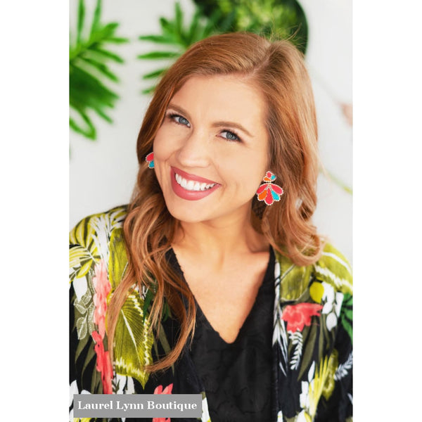 Shell Yeah Earrings - VLJ3271-SHELL - Laurel Lynn Boutique