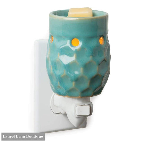 Small Wax Warmer - Honeycomb Turquoise - Candle Warmers - Blairs Jewelry & Gifts