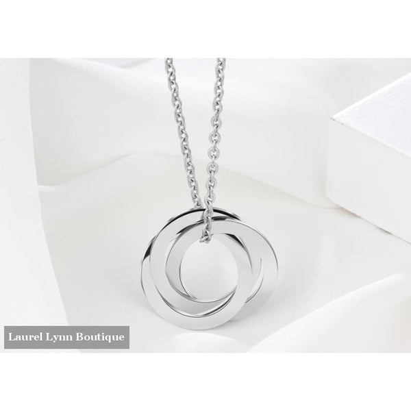 Stainless Steel 3 Name Mother’s Necklace - NE103036 - Jewelora
