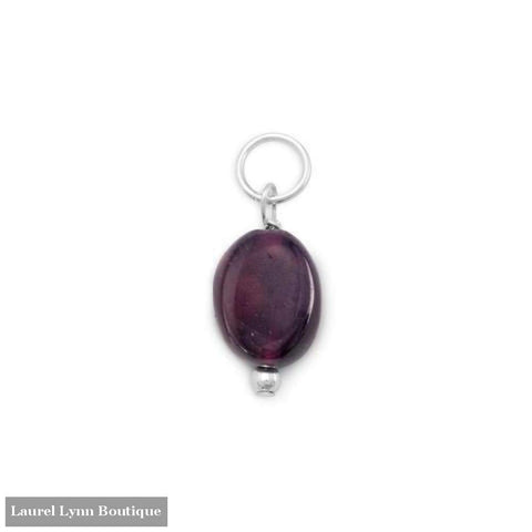 Sterling Silver Birthstone Charms - January - 74117-Jan - Silver Stars - Blairs Jewelry & Gifts