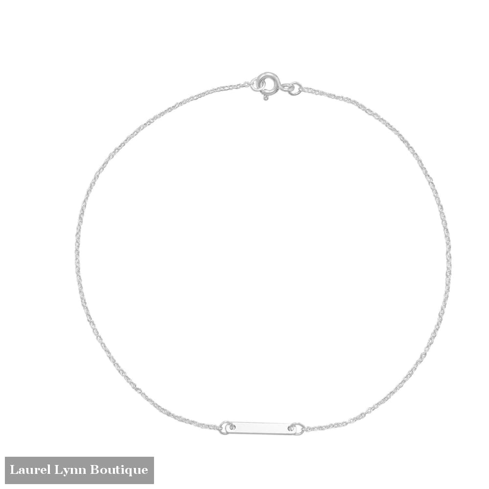 Tiny Bar Anklet - 92119 - Liliana Skye