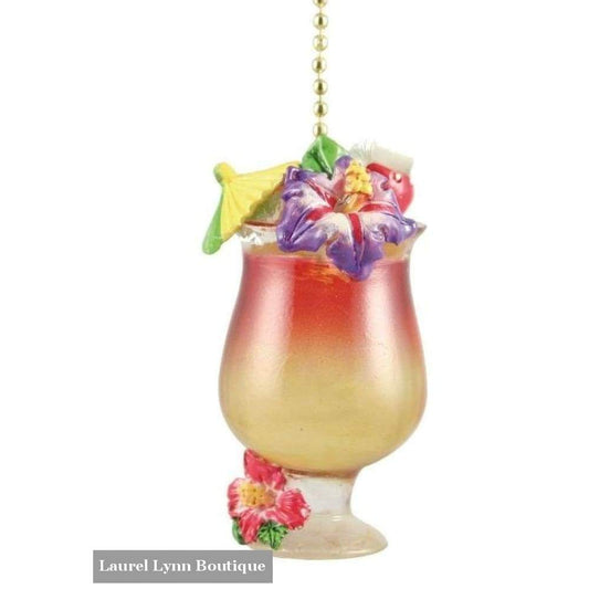 Tropical Drink Fan Pull - Clementine Design - Blairs Jewelry & Gifts