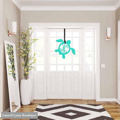Turtle Monogram Wall Art - ALWD-TURTLE - Viv & Lou