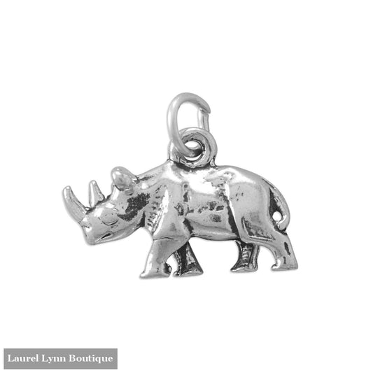 Two Horned Rhinoceros Charm - 74606 - Liliana Skye