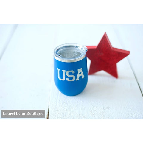USA Wine Tumbler - TWB12-USA-RBL - Viv & Lou