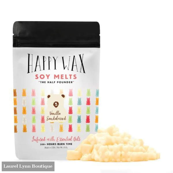 Vanilla Sandalwood Wax Melts - 8 oz - HW-01-VANILLASW-2 - Happy Wax