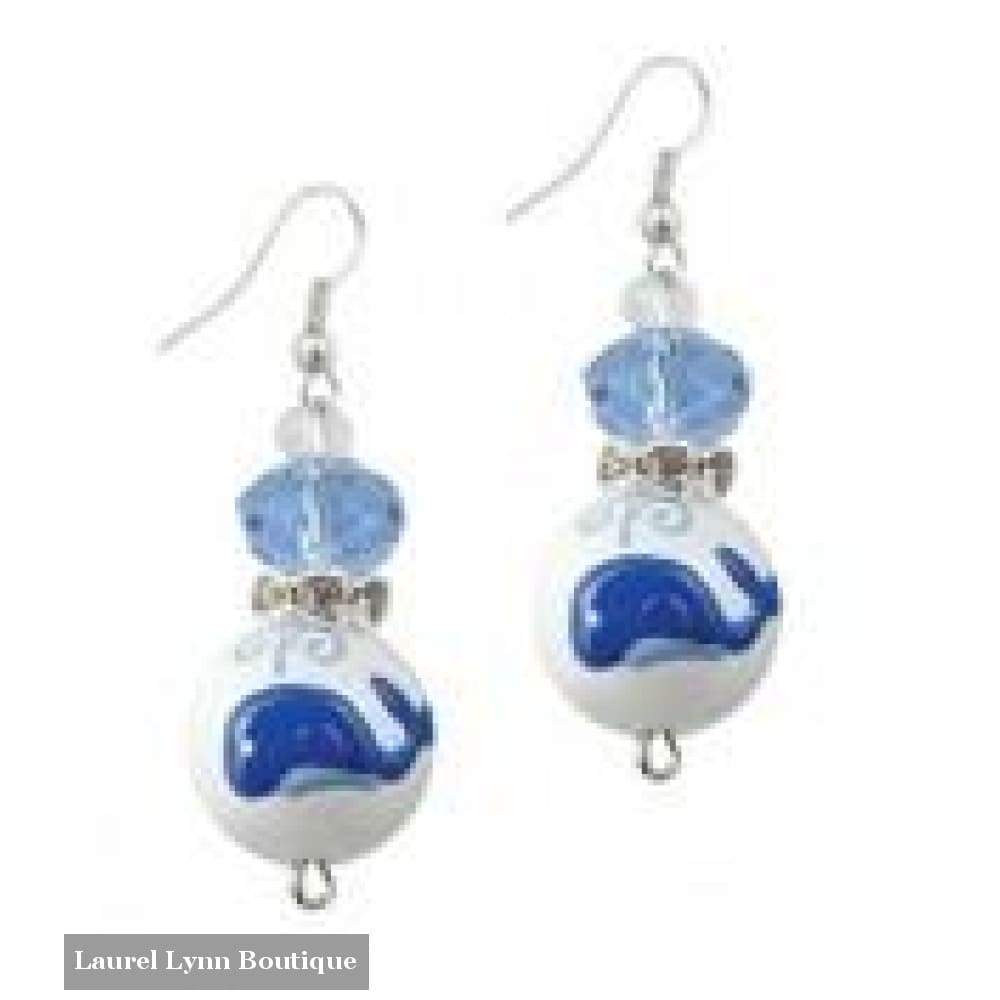 Whale Watching Earrings #5178 - Kate & Macy Jewelry - Blairs Jewelry & Gifts