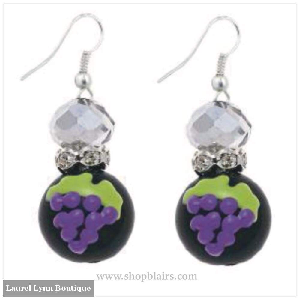 Wine Divine Earrings #5258 - Kate & Macy Jewelry - Blairs Jewelry & Gifts